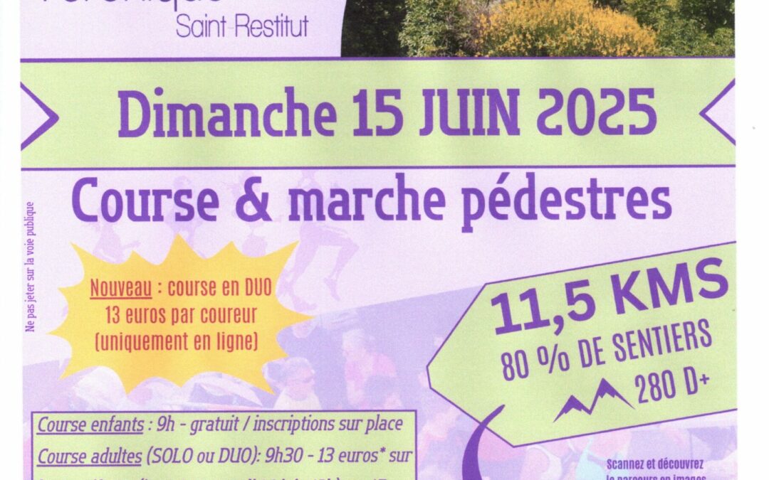 COURSE / MARCHE LA VÉRONIQUE 2025