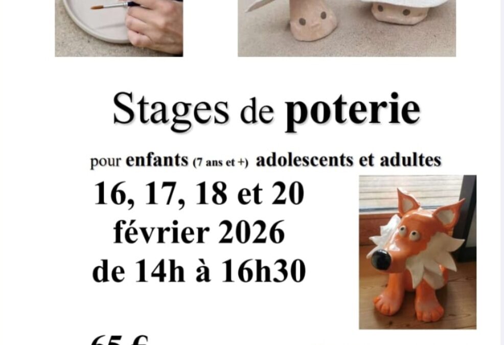 STAGE DE POTERIE